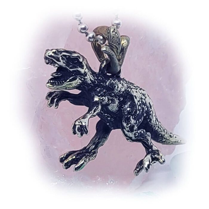 Silver T-Rex Pendant