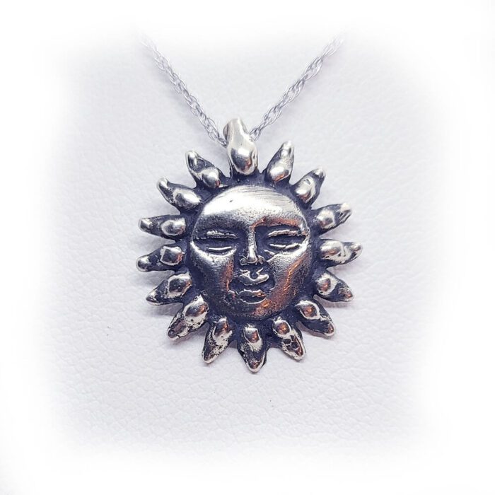 Sun Silver Necklace