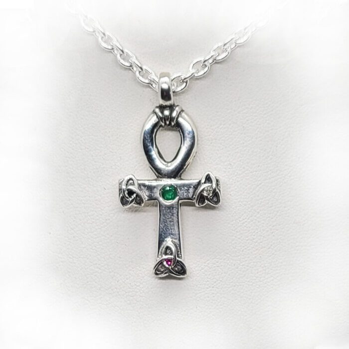 Ankh Egyptian Cross Celtic Knot Necklace 1