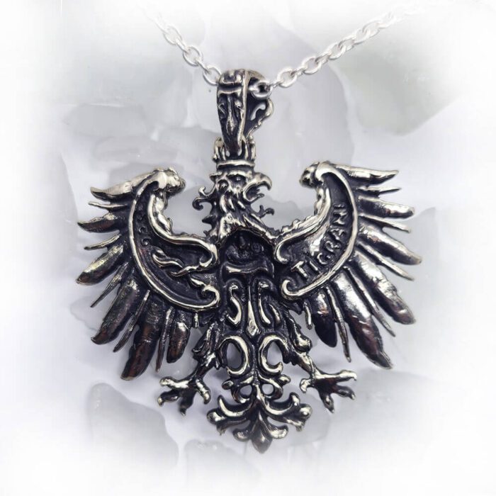 Heraldic Eagle Fleur-De-Lis Pendant 4