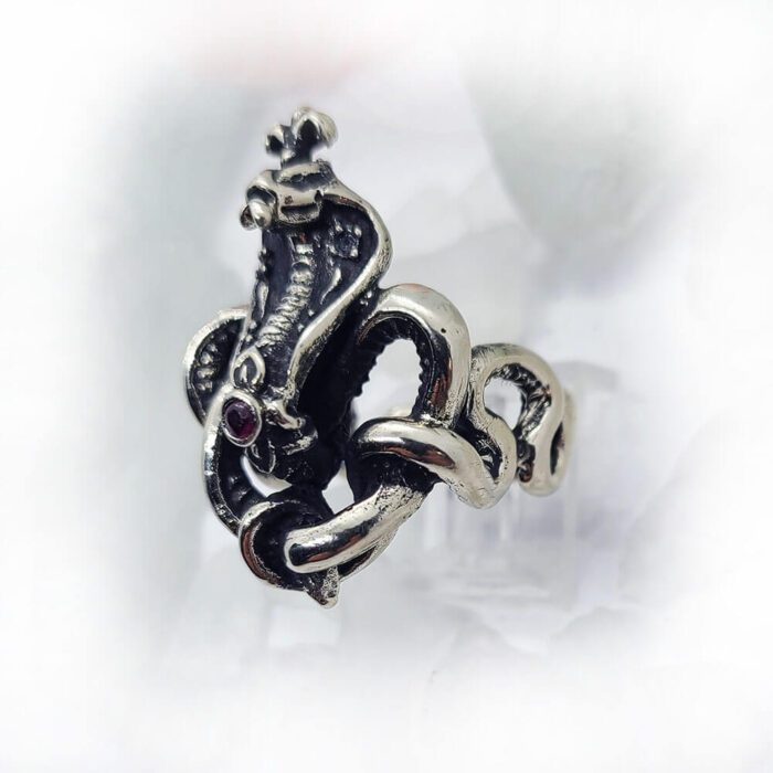 King Cobra with Rubies Ring 2