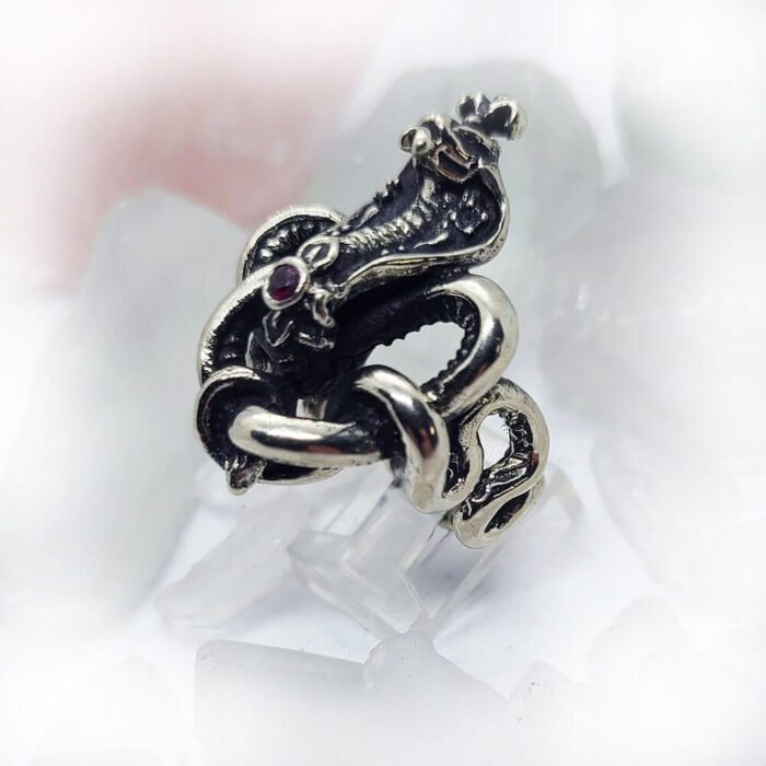 King Cobra with Rubies Ring 5