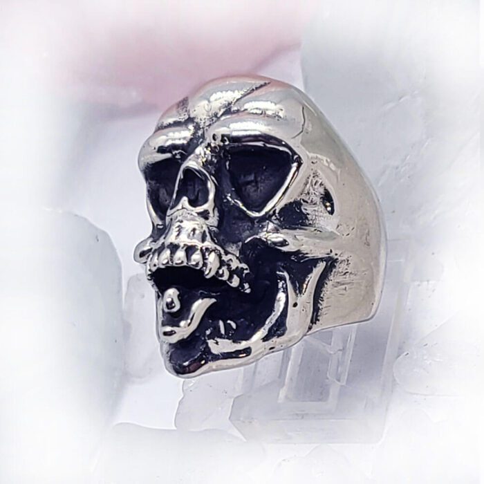 Skull with Tongue Ring 2
