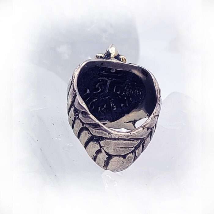 Snake Swallowing Sterling Silver Ring 6