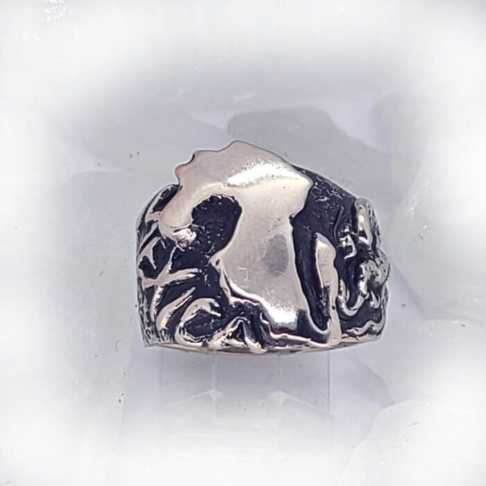 Heart of Mexico Silver Ring