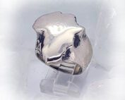 Map of Africa Silver Ring