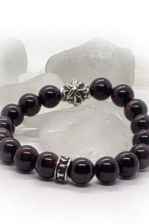 Armenian Dashnak Garnet Beads Bracelet