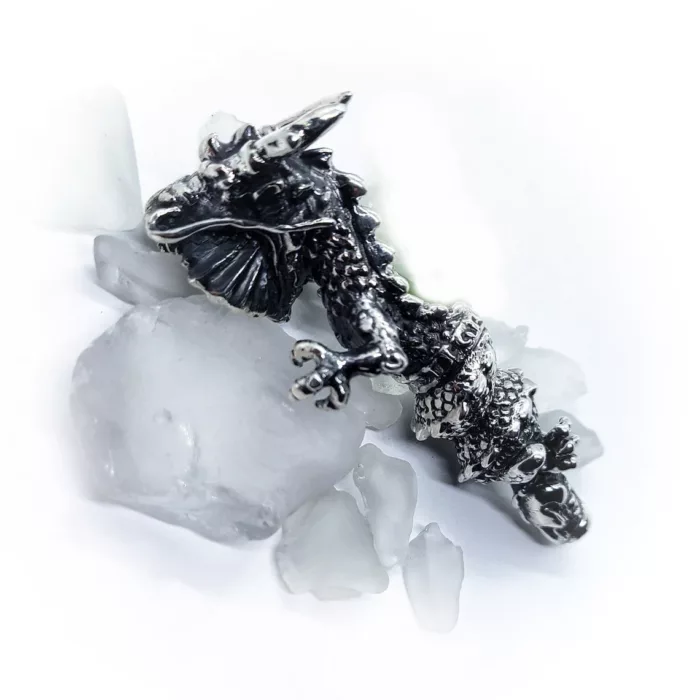 Dragon Sterling Silver Pipe 7
