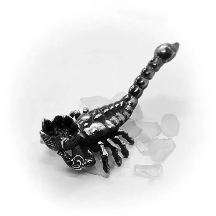 Scorpion Sterling Silver Pipe 2