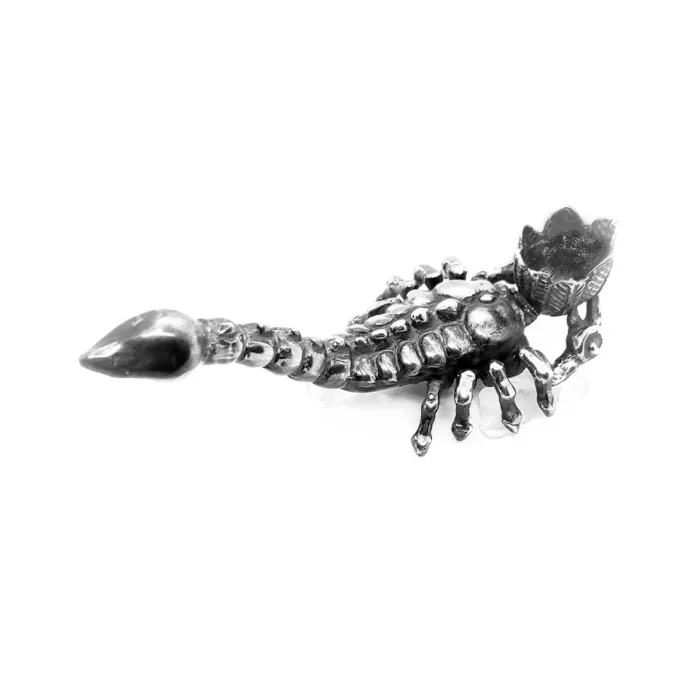 Scorpion Sterling Silver Pipe 4