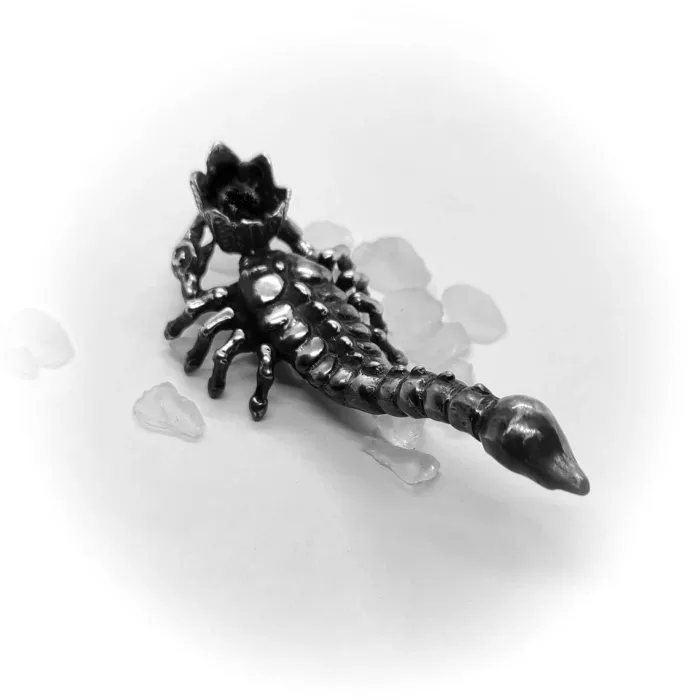 Scorpion Sterling Silver Pipe 5