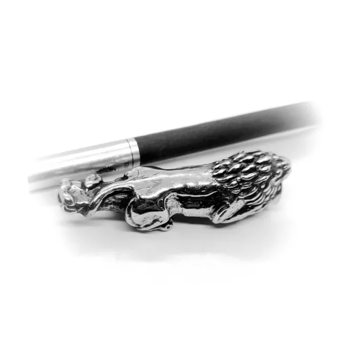 Attacking Lion Sterling Silver Cigarette Pipe 7