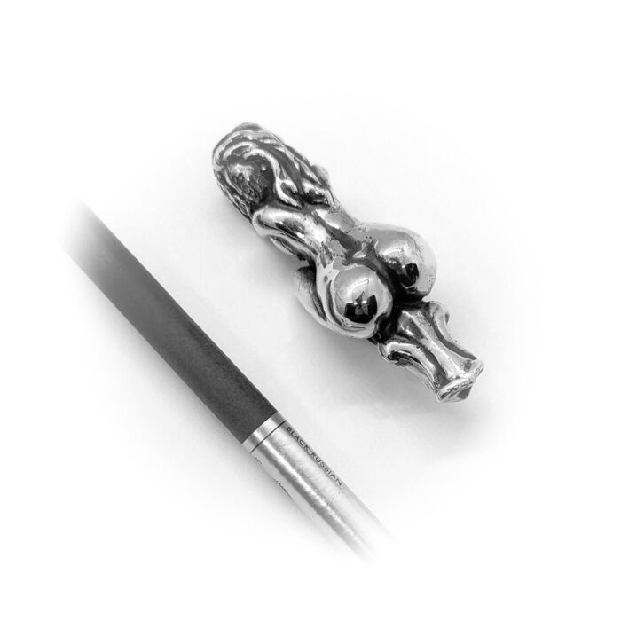 Nude Woman Sterling Silver Pipe 5