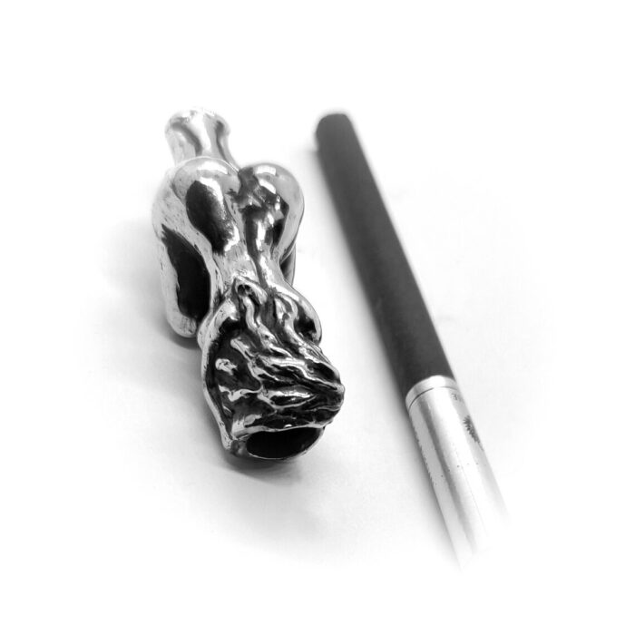 Nude Woman Sterling Silver Pipe 8