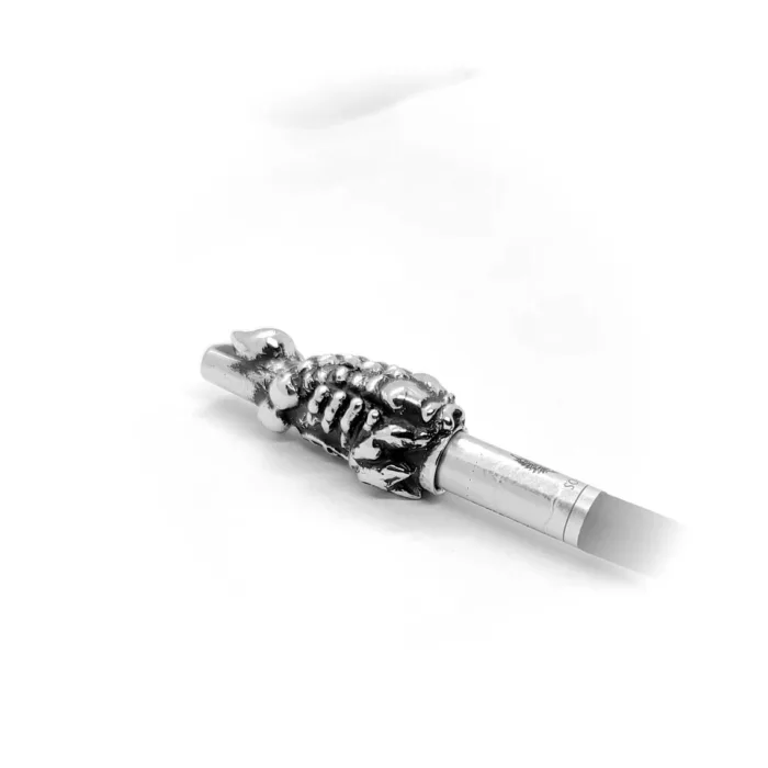 Scorpion Small Version Sterling Silver Cigarette Pipe 2