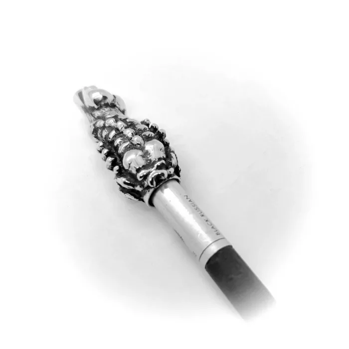 Scorpion Small Version Sterling Silver Cigarette Pipe