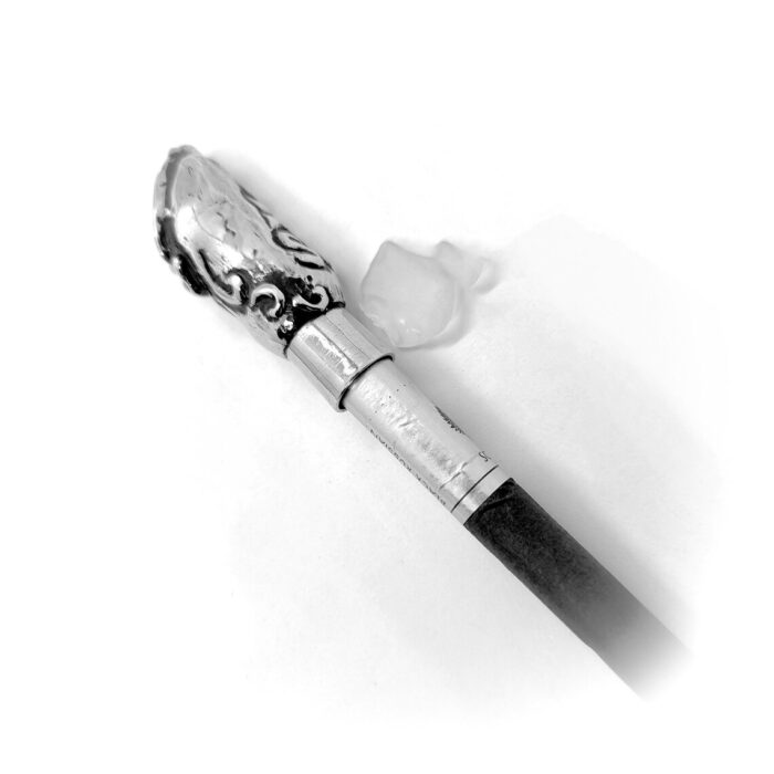 Vagina Pussy Sterling Silver Cigarette Pipe 6