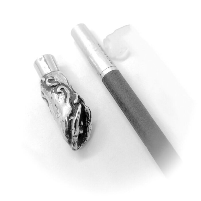 Vagina Pussy Sterling Silver Cigarette Pipe 8