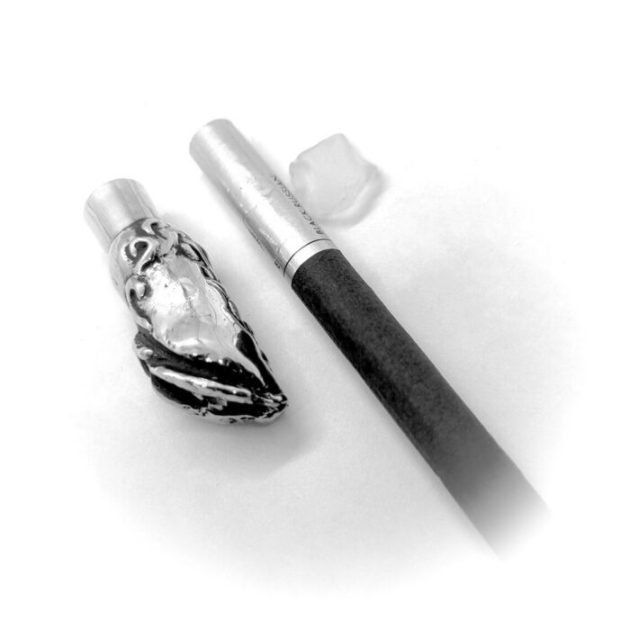 Vagina Pussy Sterling Silver Cigarette Pipe 9